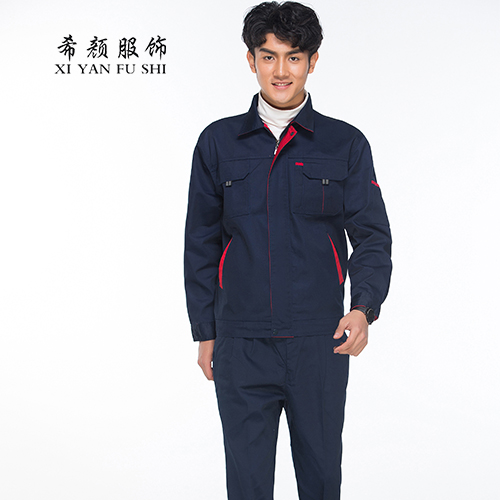 涤棉工作服定制     定做涤棉厂服耐磨
